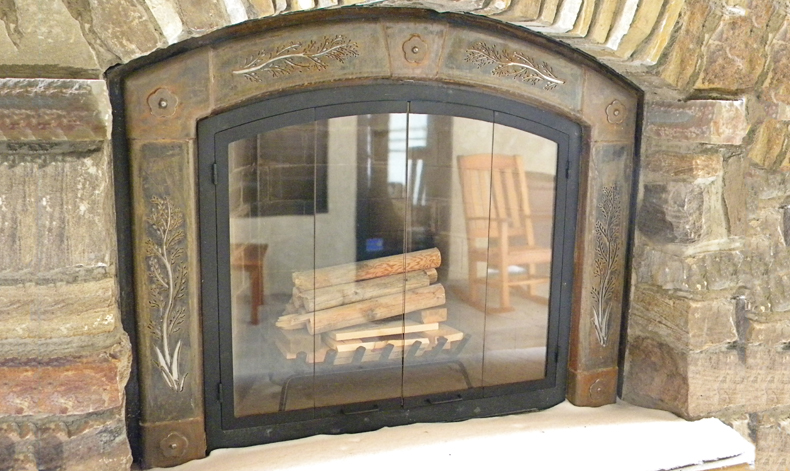 The Vance fireplace surround