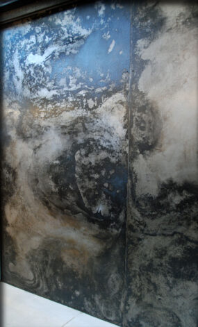 Marbleized Hot Rolled Steel Wall Panels