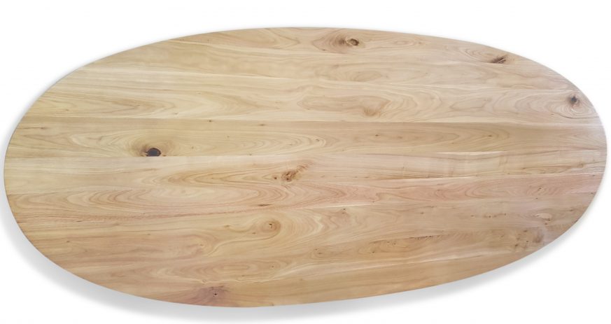 Brandner Design Oval Top Twisted Tree Table