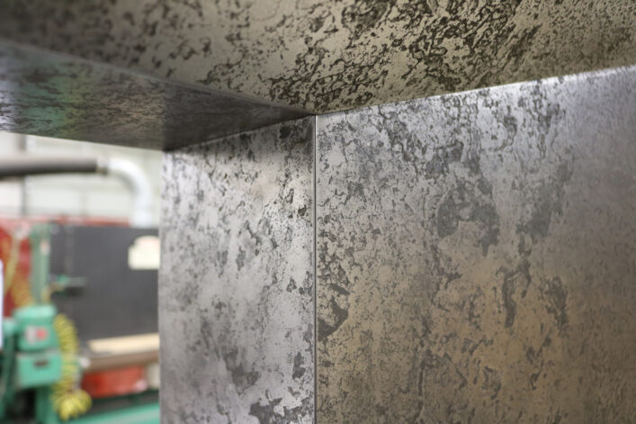 Natural Etched Steel or Stainless Steel by Brandner Design