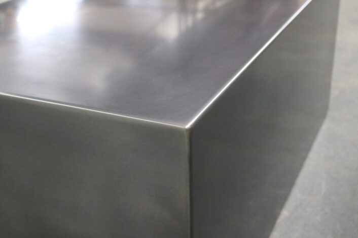 Charcoaled Stainless Steel Box Corner