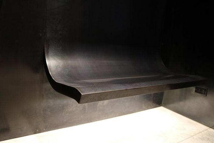 Brandner Design Mountain Industrial Steel Bench