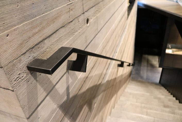 Brandner Design Mountain Industrial Stairs Handrail