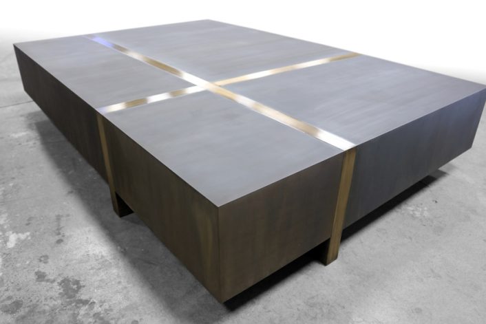 Brandner Design Bronze Quadrant Table