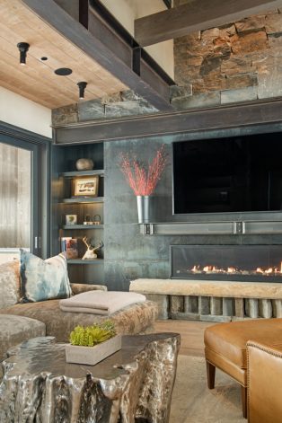 Brandner Design Sophisticated Industrial Steel Fireplaces