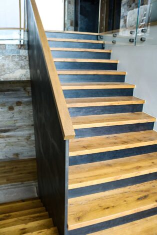 The Steel Fin Stair Risers
