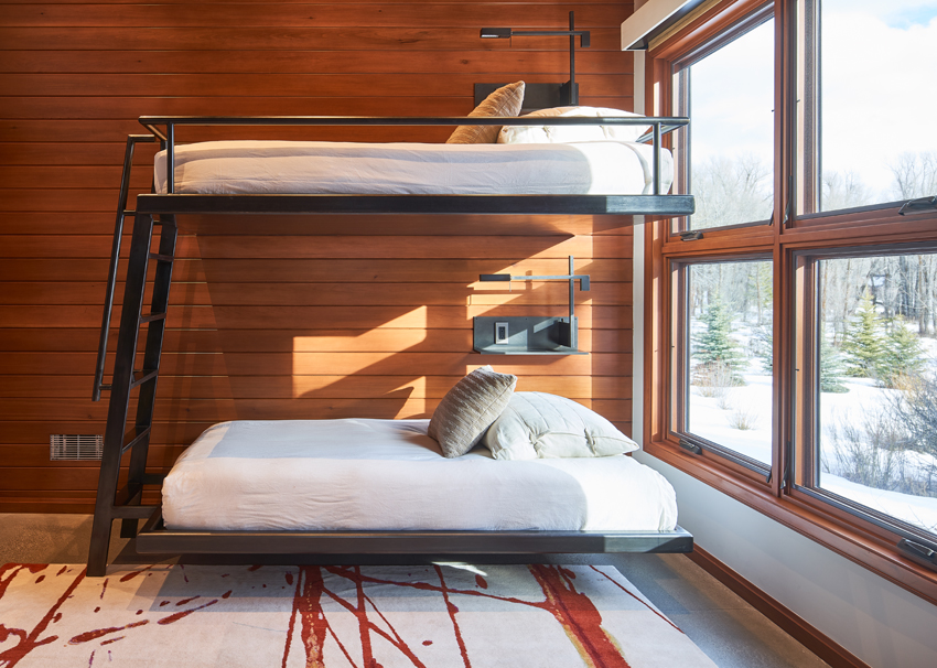 Brandner Design Rockcress Guest House, Bunk Bed Guest Room