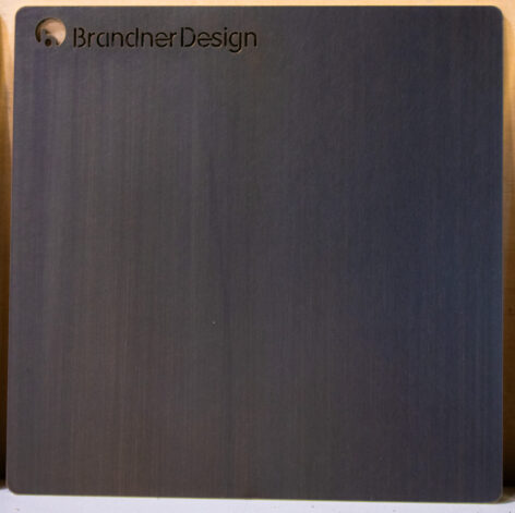 Dark Brown on Brass Patina handmade by Brandner Design