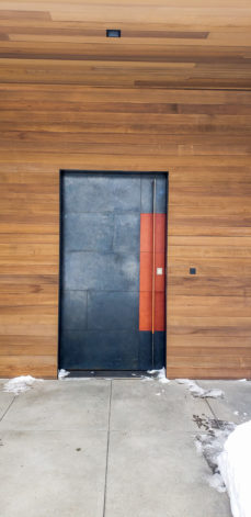 Brandner Design Front Door w/ Leather Handle