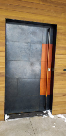 Brandner Design Front Door w/ Leather Handle