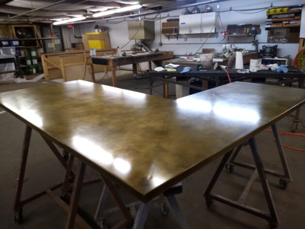 Teton Brass Countertop