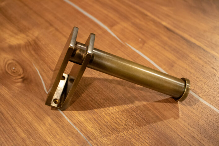 modern brass tp holder