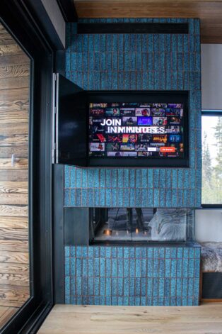 Ross Peak Master TV Surround and Fireplace