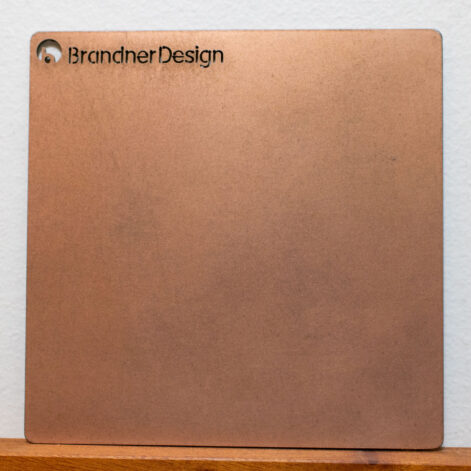 Copper Veil steel finish by Brandner Design